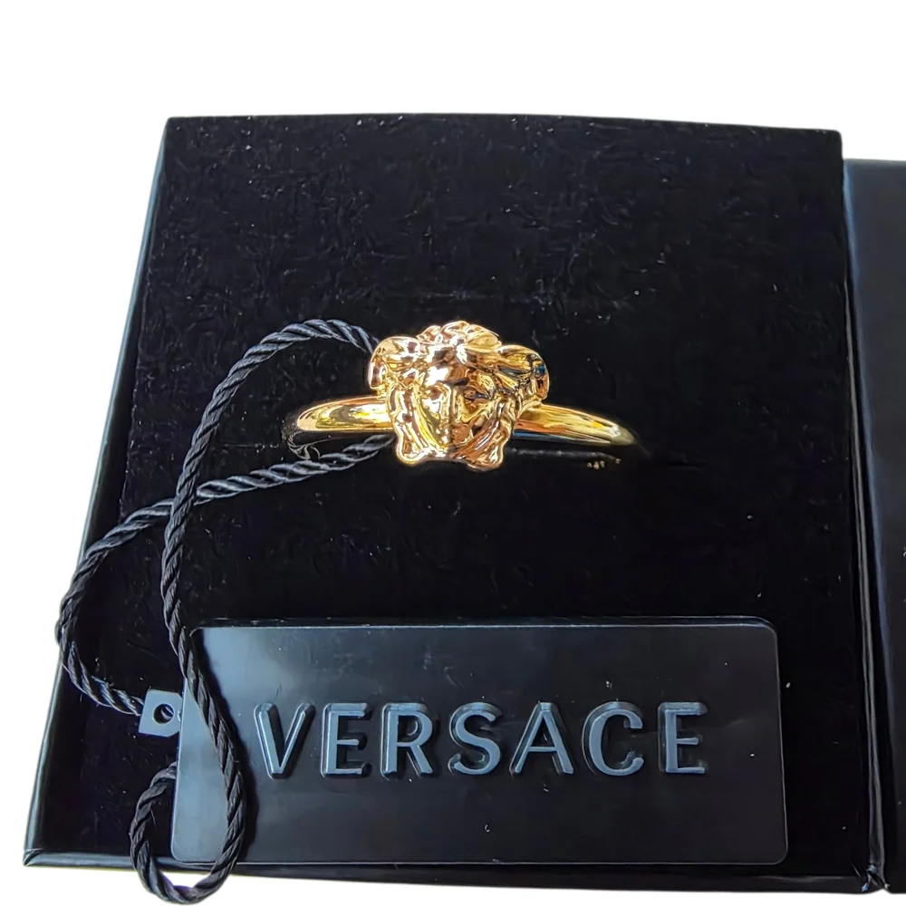 New Versace La Medusa Ring Size 27 (12 Us Sz) - Picture 1 of 5